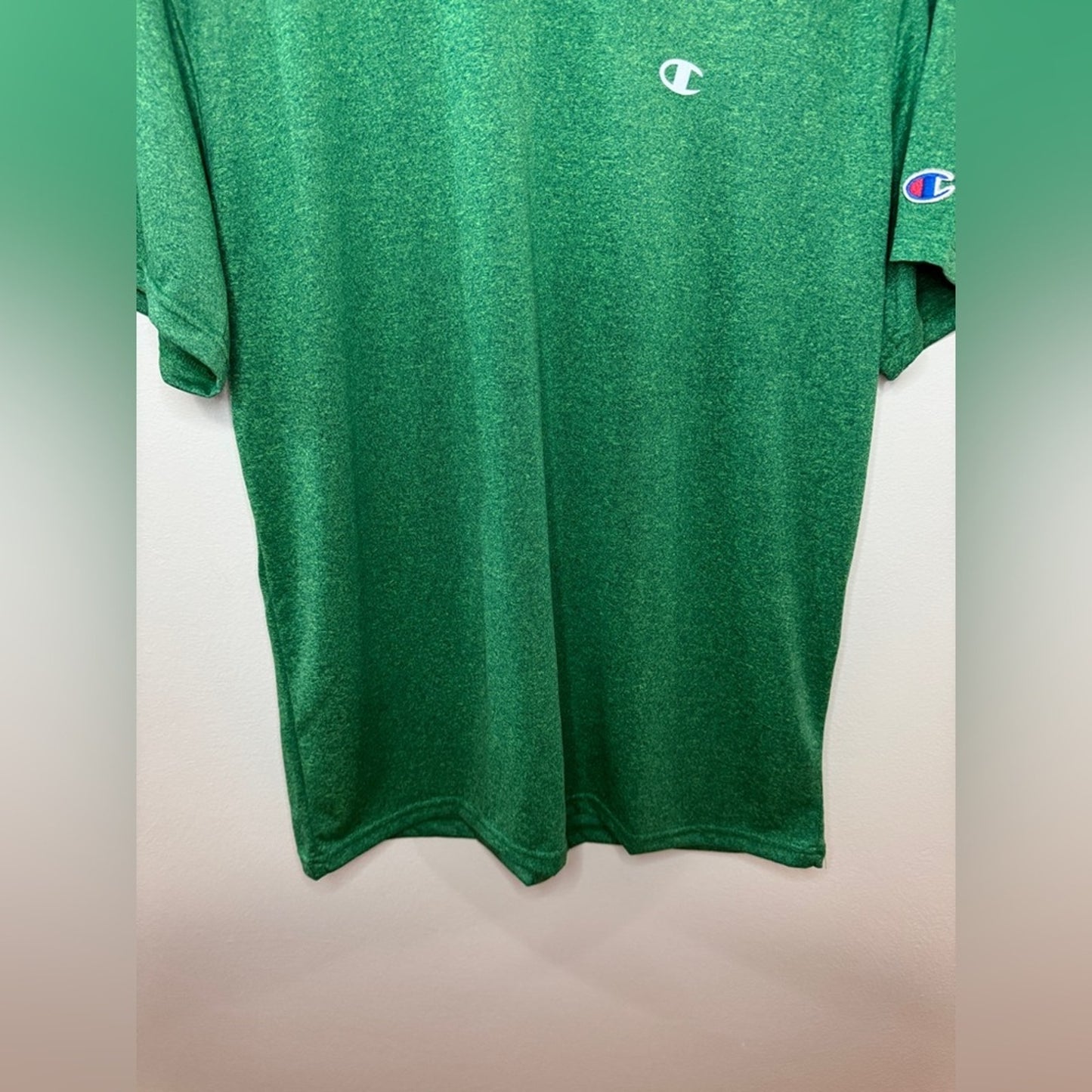 NWT LG Champion Green Dri-Fit Athletic T-shirt