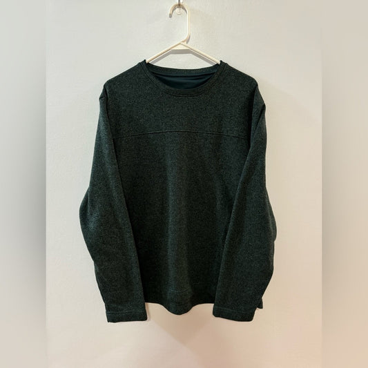 Pre-Owned LG Unbranded Dark Grey Fleece Crewneck Top