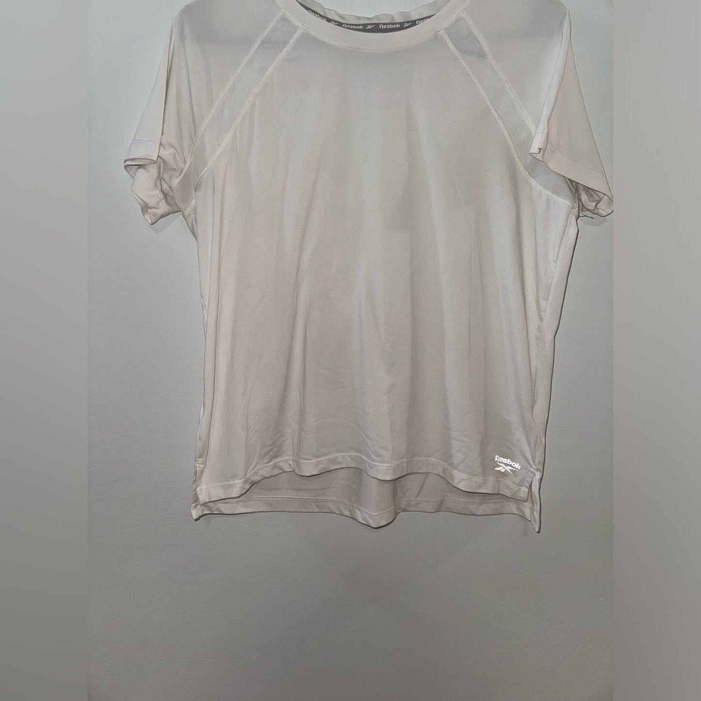 Pre-Owned MD Reebok White Mesh T-Shirt