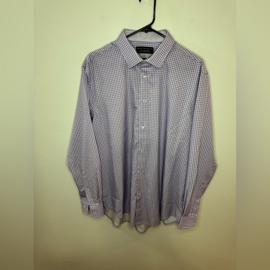 Pre-Owned XL Report Collection Purple Button Up Shirt