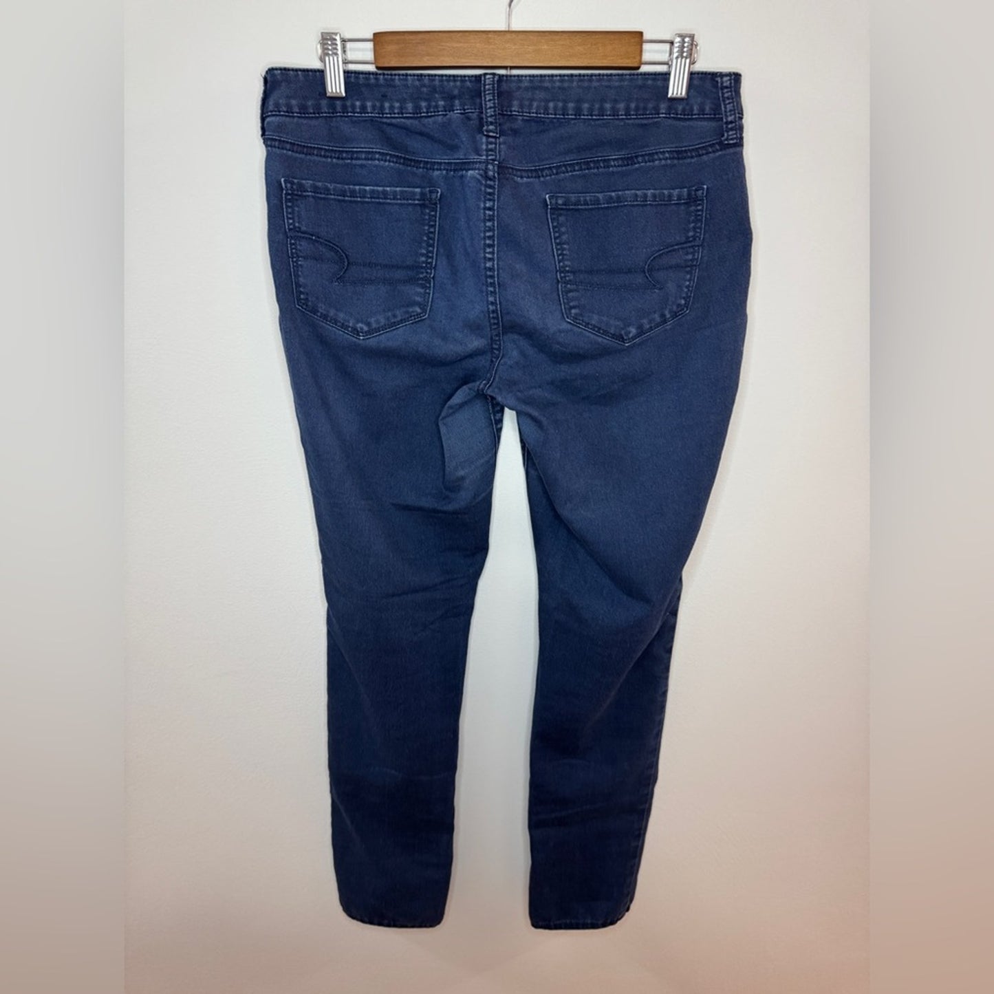 Pre-Owned Size 12 American Eagle Blue Stetch Jegging