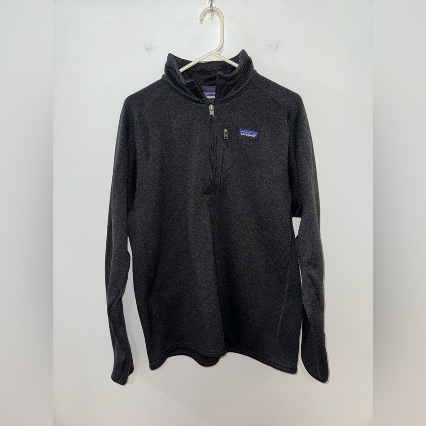 Pre-Owned LG Patagonia Black R1 Fleece Quarter Zip Jacket