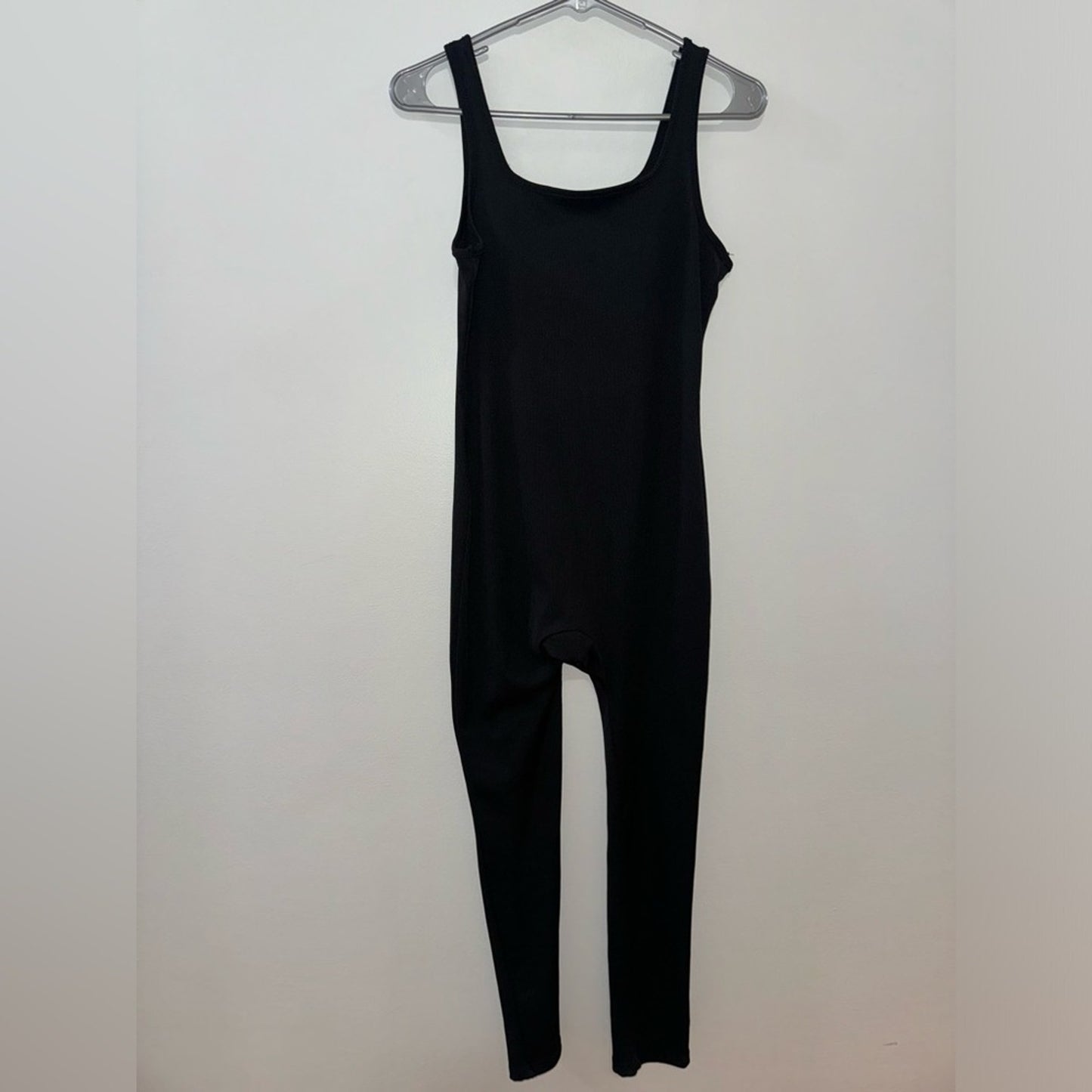 Pre-Owned MD Unbranded Black Ribbed Jumpsuit