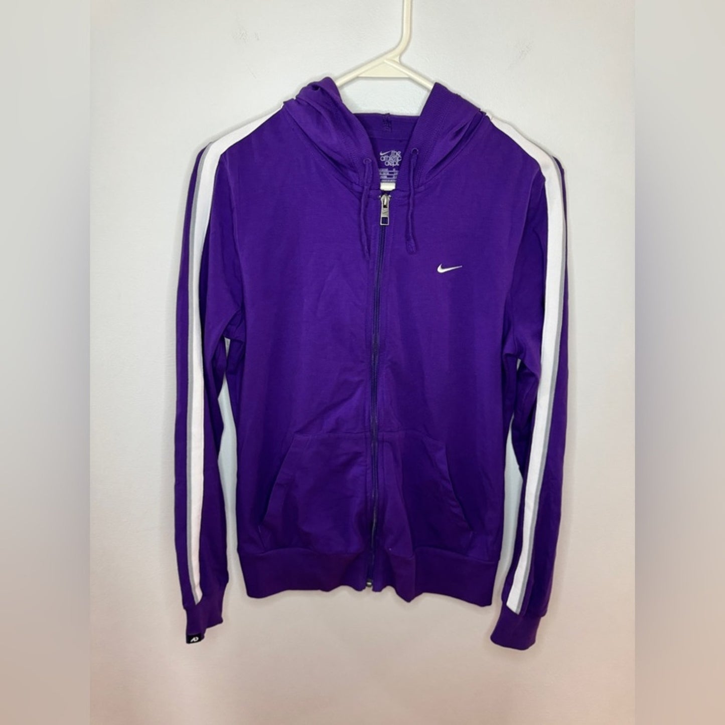 Pre-Owned LG Nike The Athletic Department Vintage Purple Zip-Up Hoodie