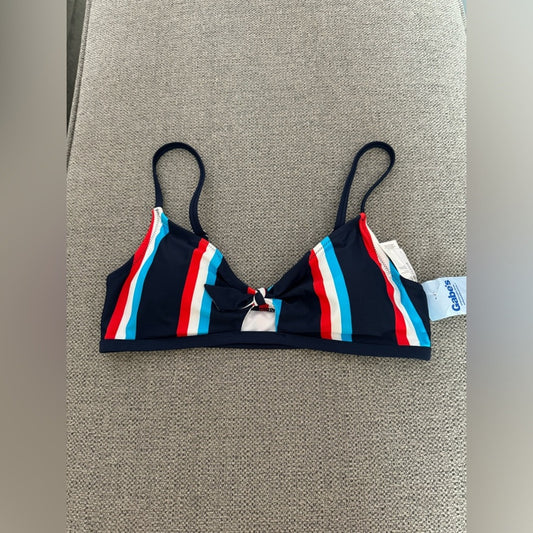 NWT LG Cupshe Red/White/Blue Bikini Top