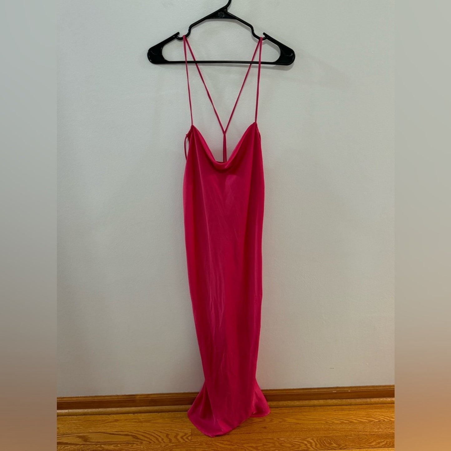 Pre-Owned MD Zara Pink Strappy Long Dress