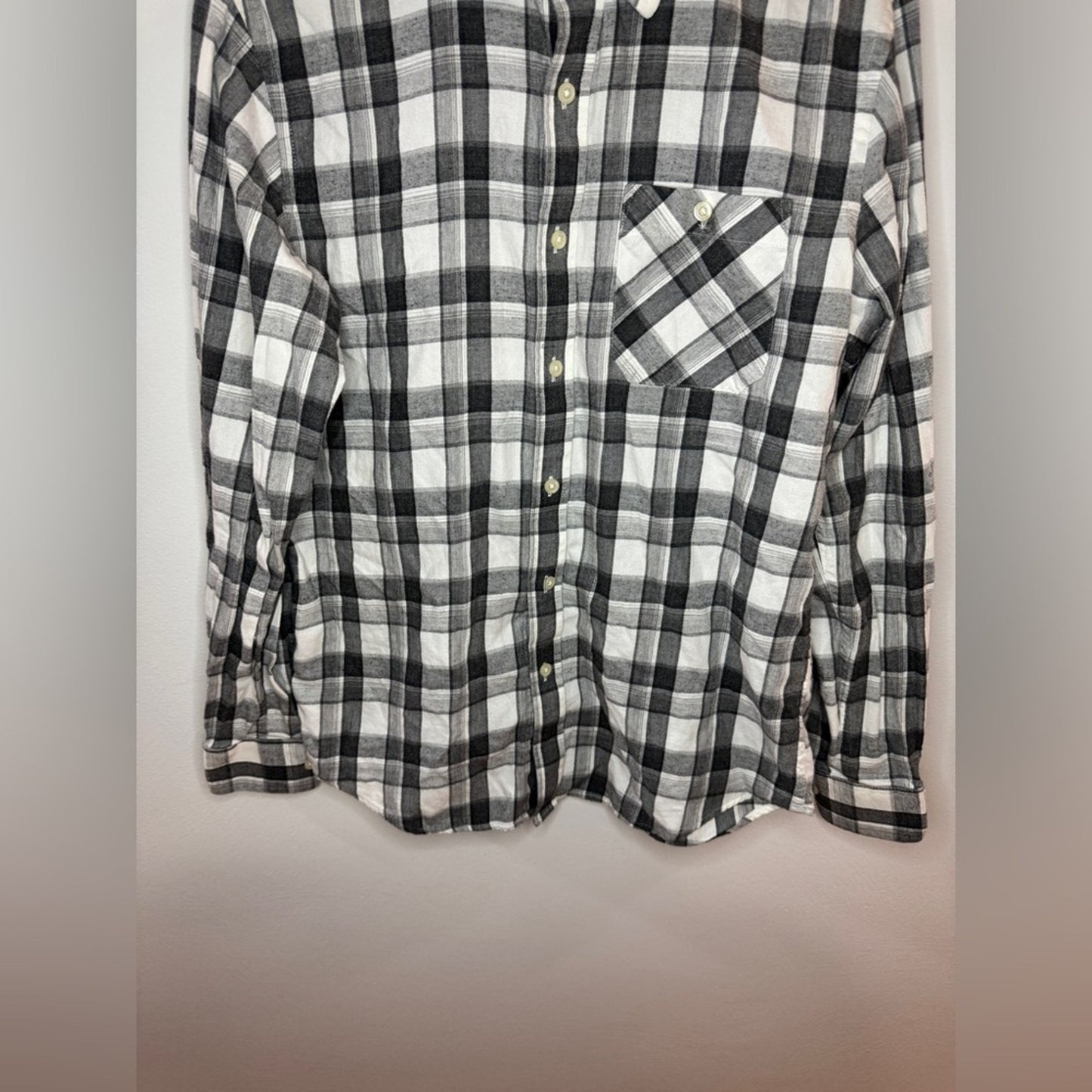 Pre-Owned SM Banana Republic Grey Button Up Shirt