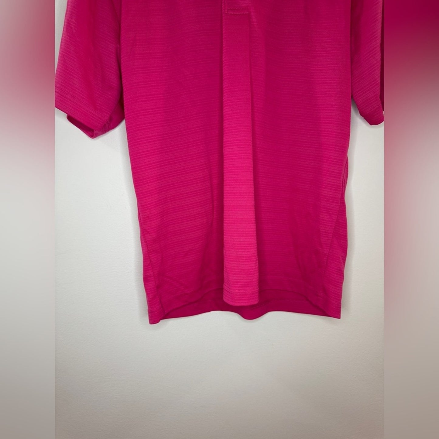 Pre-Owned SM GrandSlam Pink Collared Button Up Polo Shirt