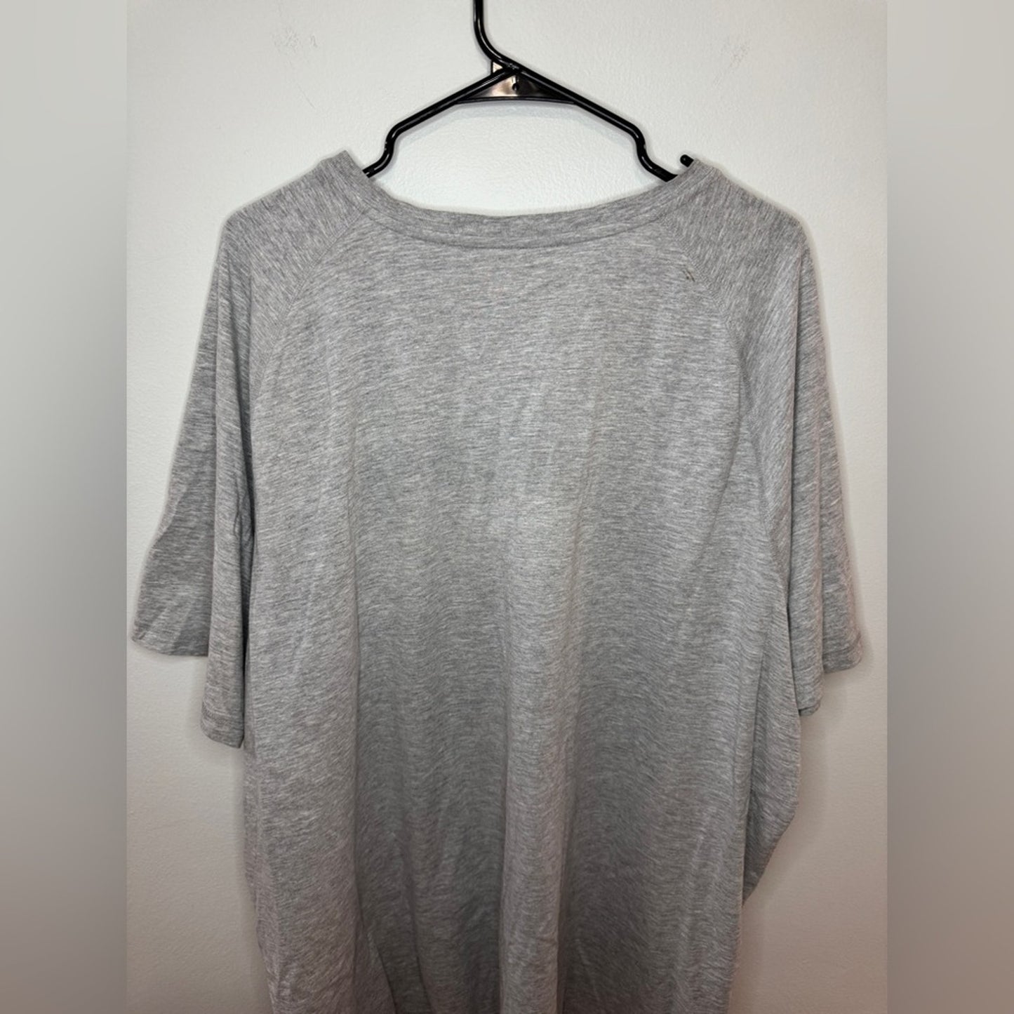 Pre-Owned XXL Carhartt Heather Grey Short Sleeve Henley Shirt