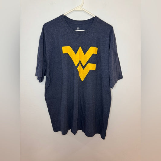 Pre-Owned XXL WVU West Virginia University Blue and Gold T-Shirt