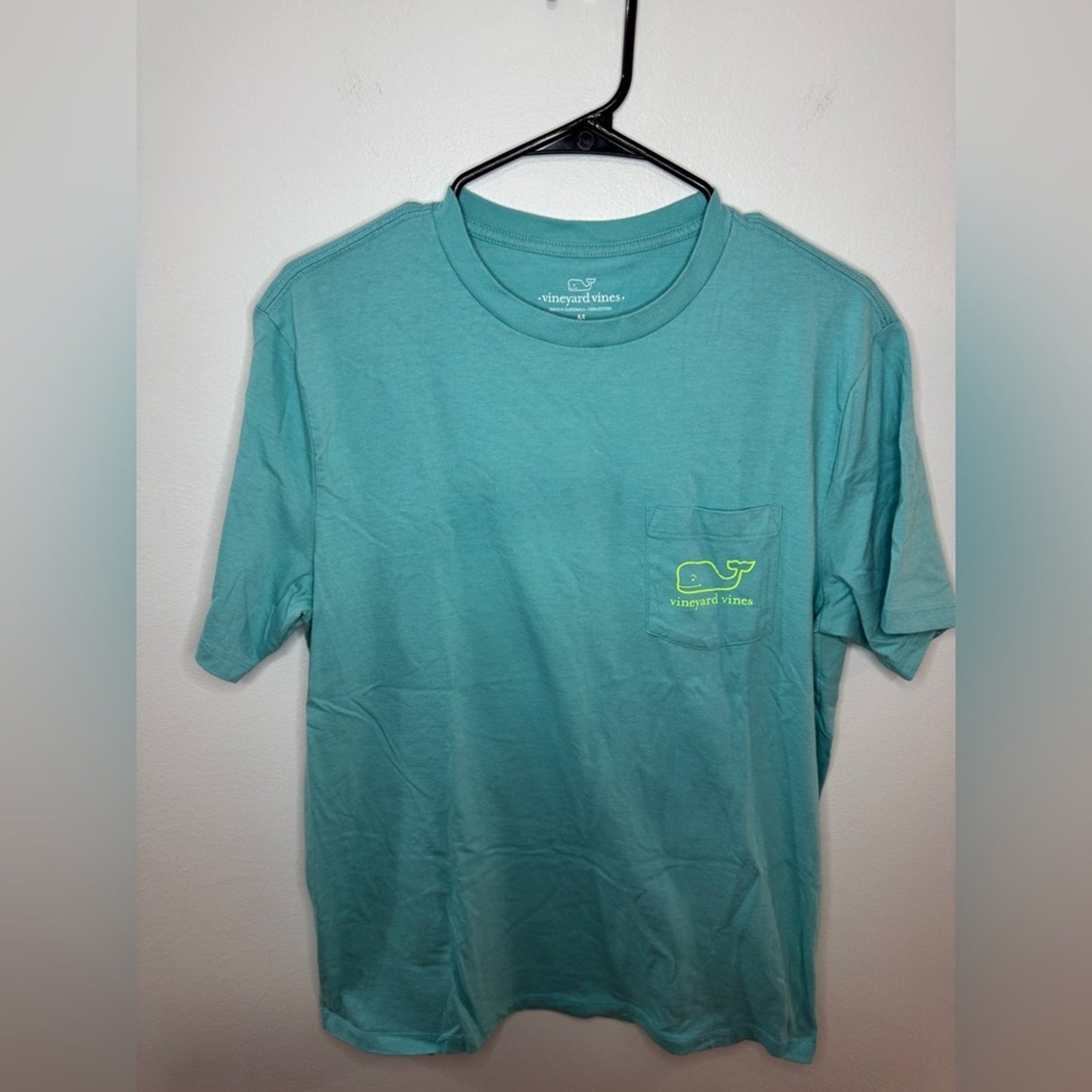 Pre-Owned MD Vineyard Vines Teal Pocket T-Shirt