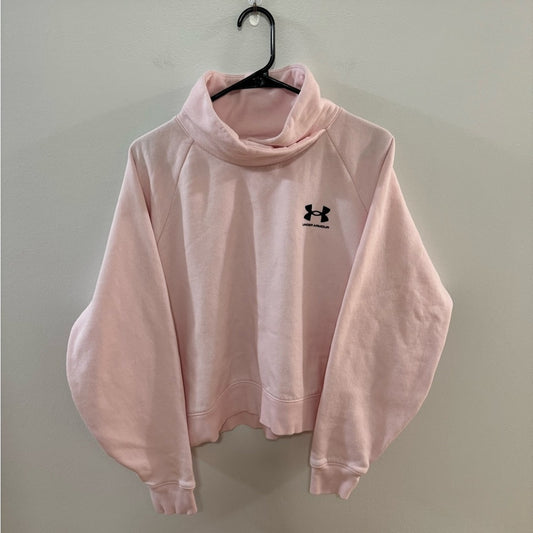 Pre-Owned LG Under Armour Pink Crew Neck Sweat Shirt