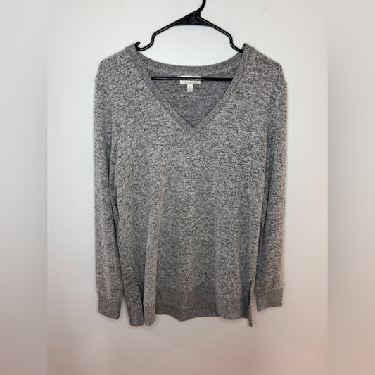 Pre-Owned MD Lucky Brand Grey V-Neck Sweater