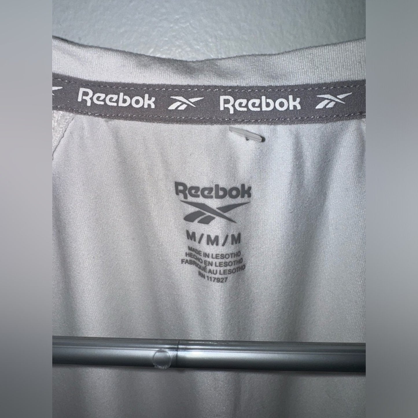 Pre-Owned MD Reebok White Mesh T-Shirt