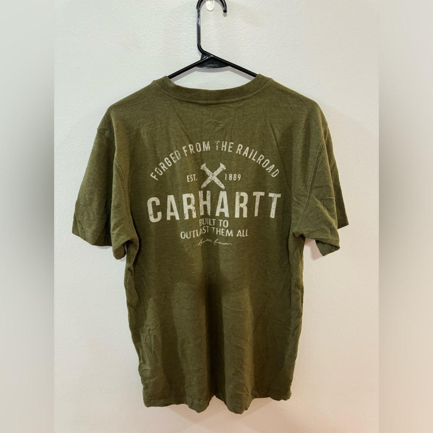 Pre-Owned SM Carhartt Green Pocket T-Shirt