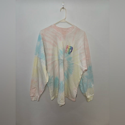 Pre-Owned MD Disney Tie Dye Walt Disney World Puff Print Sparkle Spirit Jersey