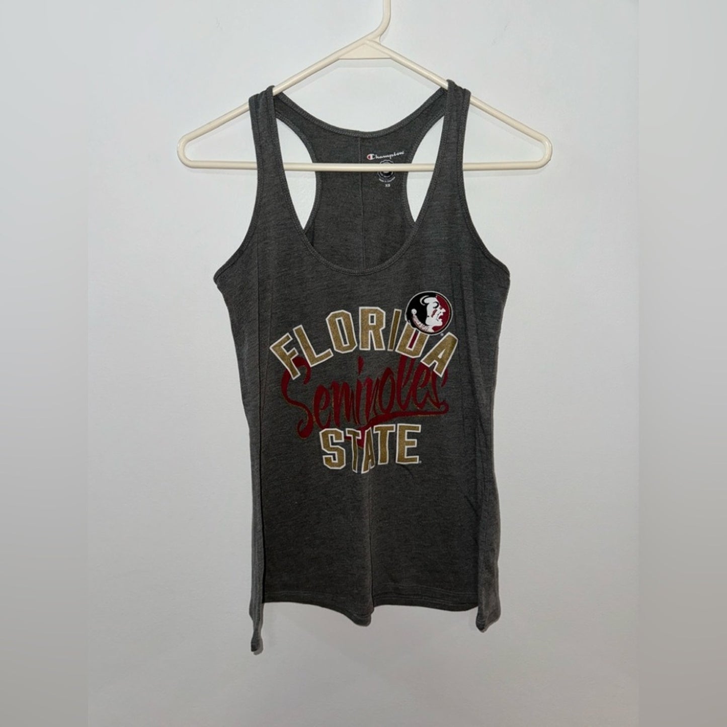 Pre-Owned XS Champion FSU Florida State University Grey Tank Top