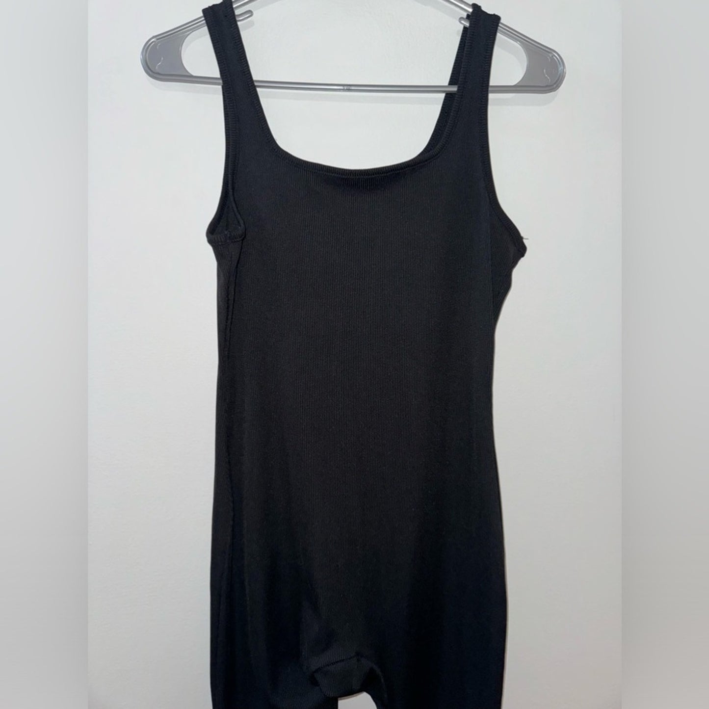 Pre-Owned MD Unbranded Black Ribbed Jumpsuit