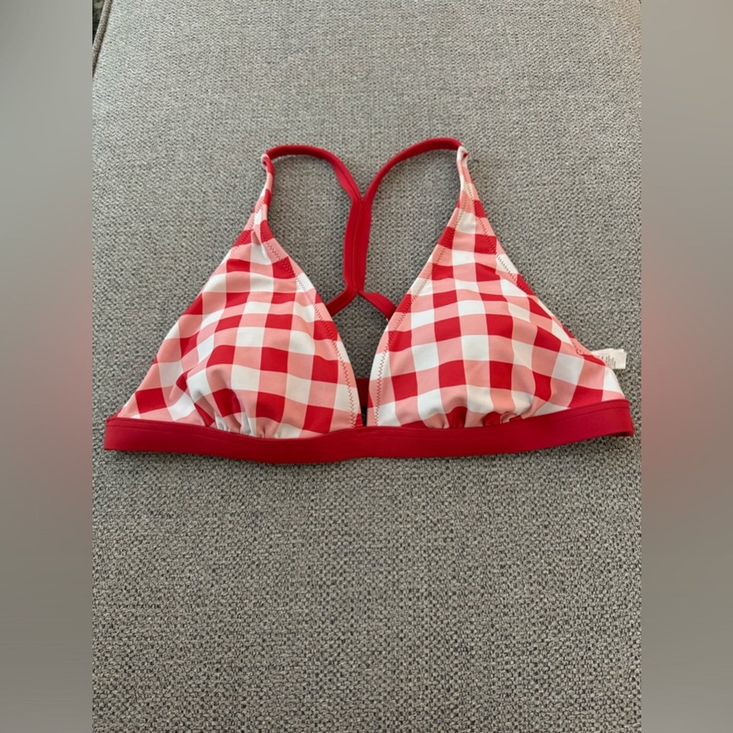 Pre-Owned LG Cupshe Red/Pink/White Bikini Top
