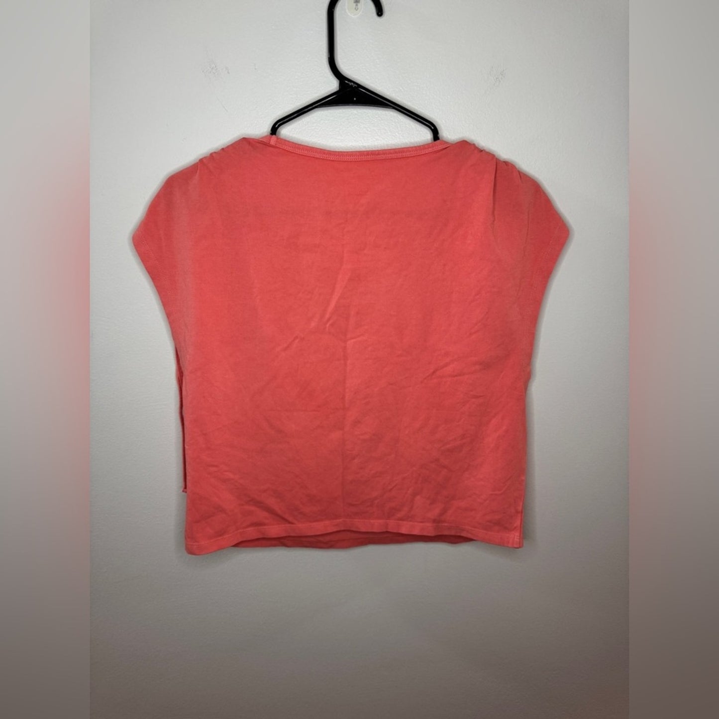 NWOT XL American Eagle Orange Cinched Sleeveless Shirt