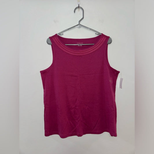 NWT LG Christopher & Banks Pink Tank Top