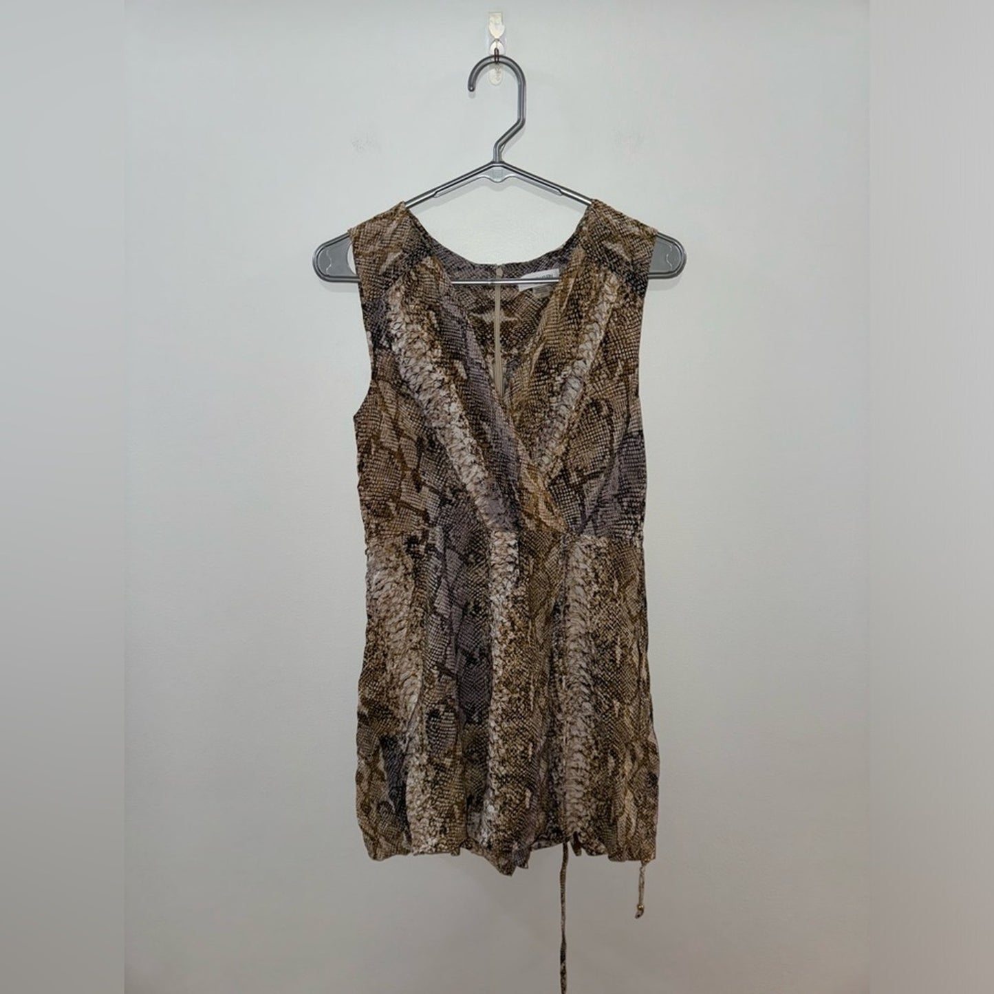 Pre-Owned Size 12 Calvin Klein Snake Print Romper