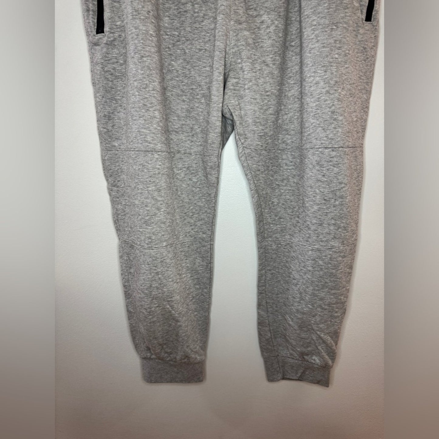 Pre-Owned XXL H&M Divided Light Heather Grey Zipper Sweatpants