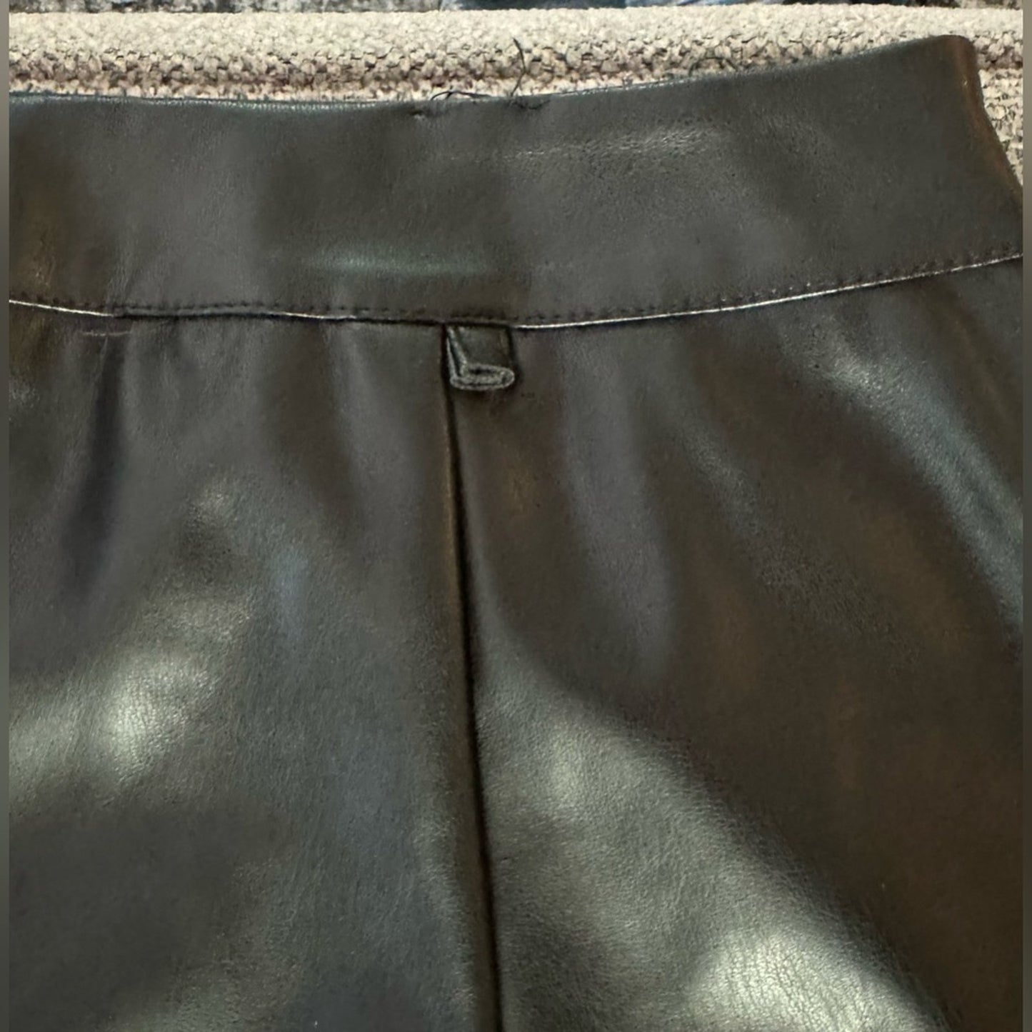 Pre-Owned Size 10 Missguided Black Pleather Pants