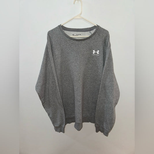 Pre-Owned XXL Under Armour Heather Grey Crewneck Shirt