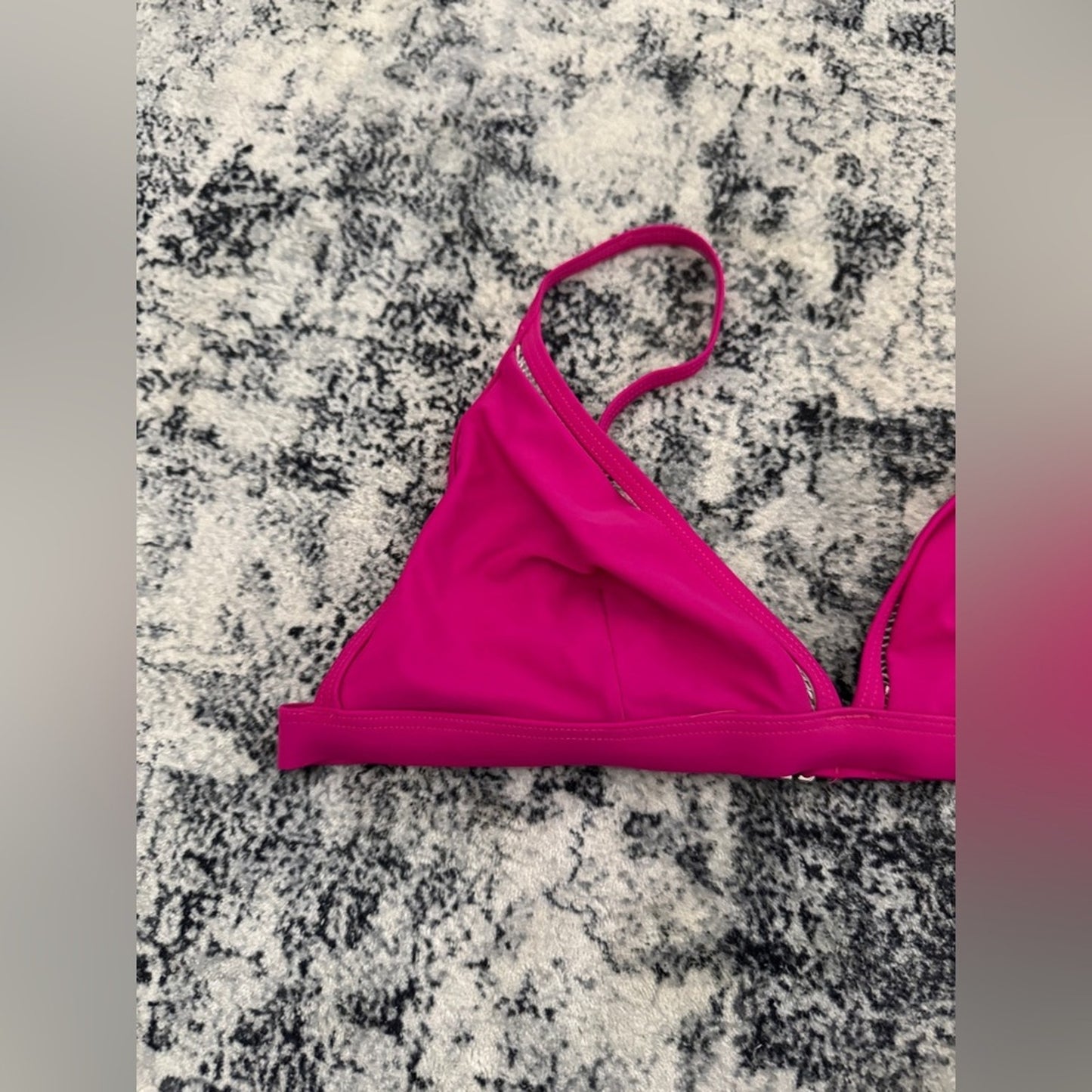 Pre-Owned XS Cupshe Pink Open Seam Bikini