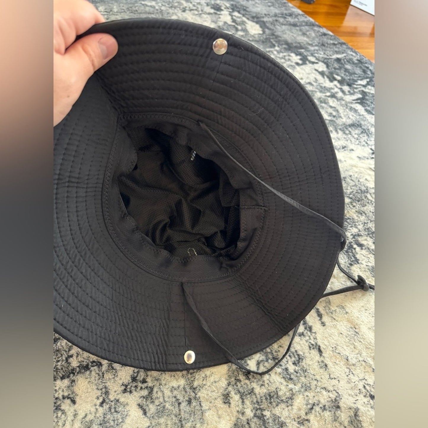 Pre-Owned Unbranded Black Bucket Hat/Sun Hat