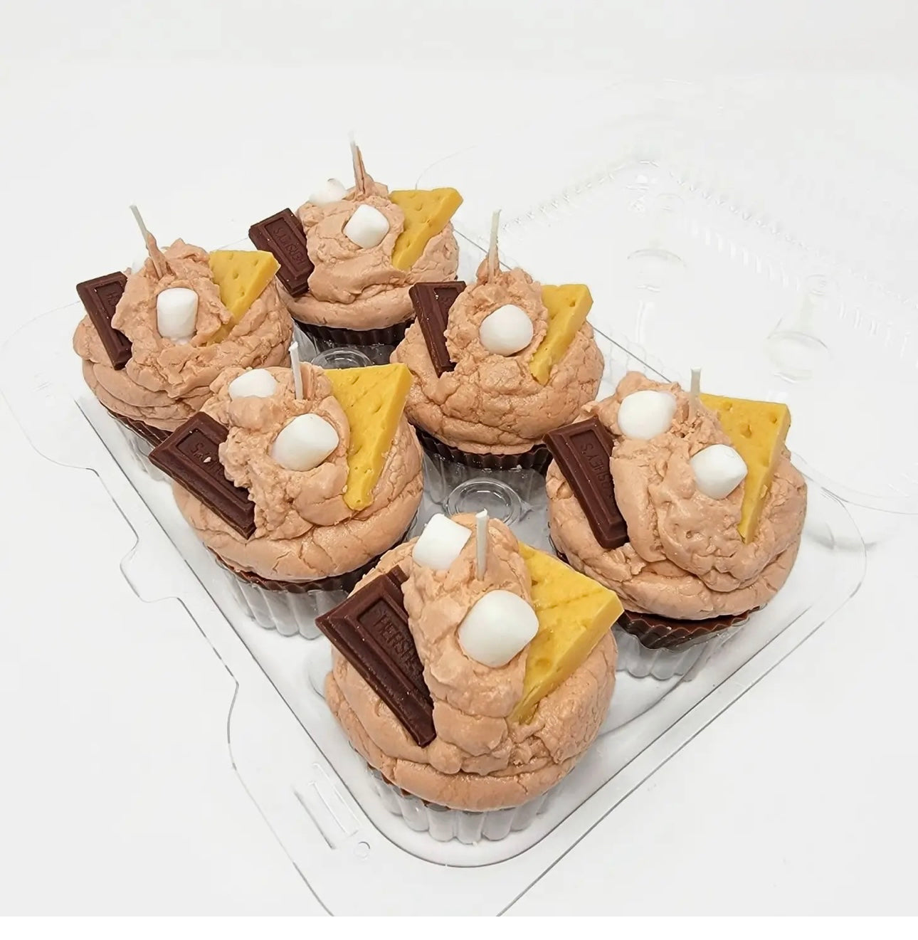 PreOrder S’mores Cupcake Candle - 1 Candle