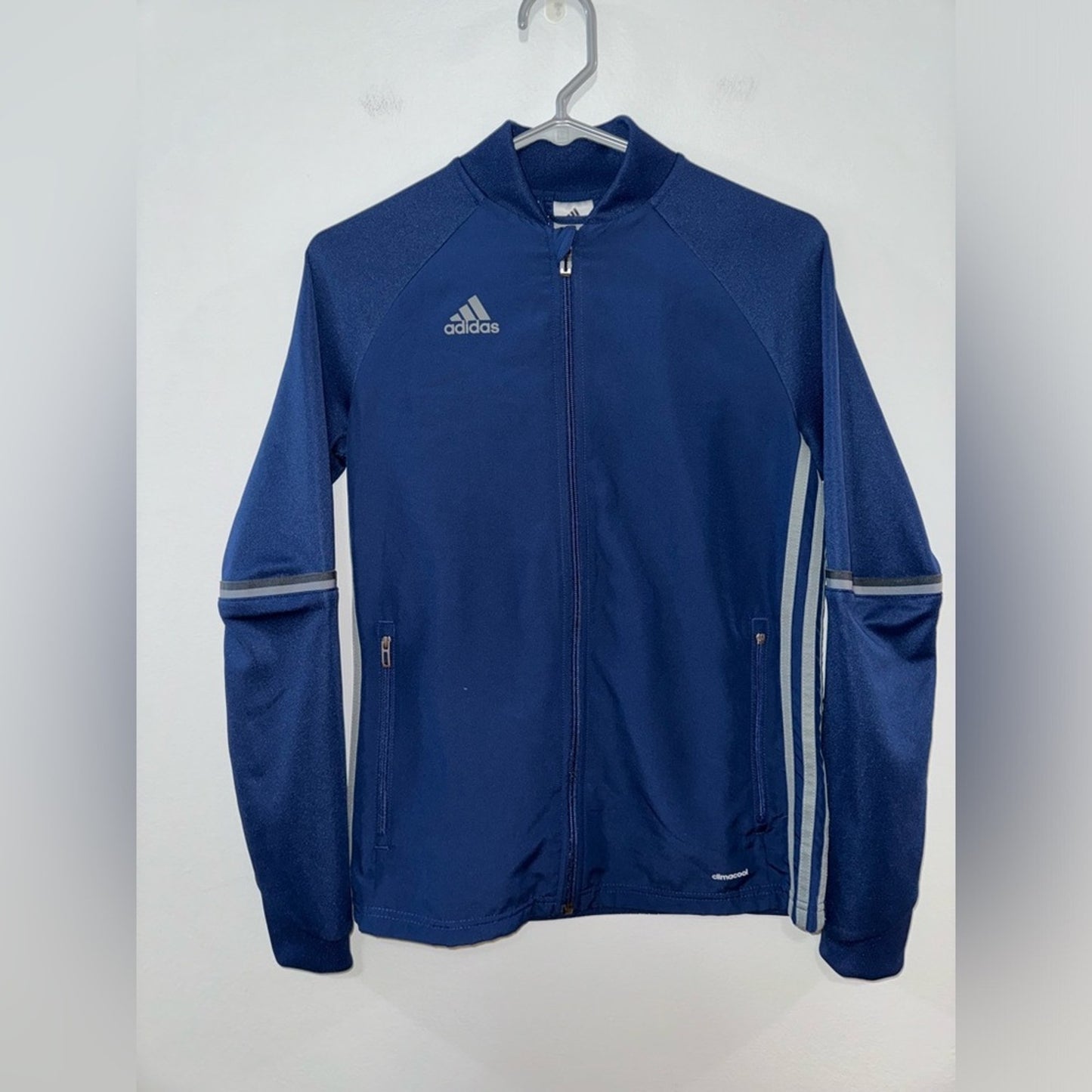 Pre-Owned XS Adidas Climacool Navy Zip Up Athletic Jacket