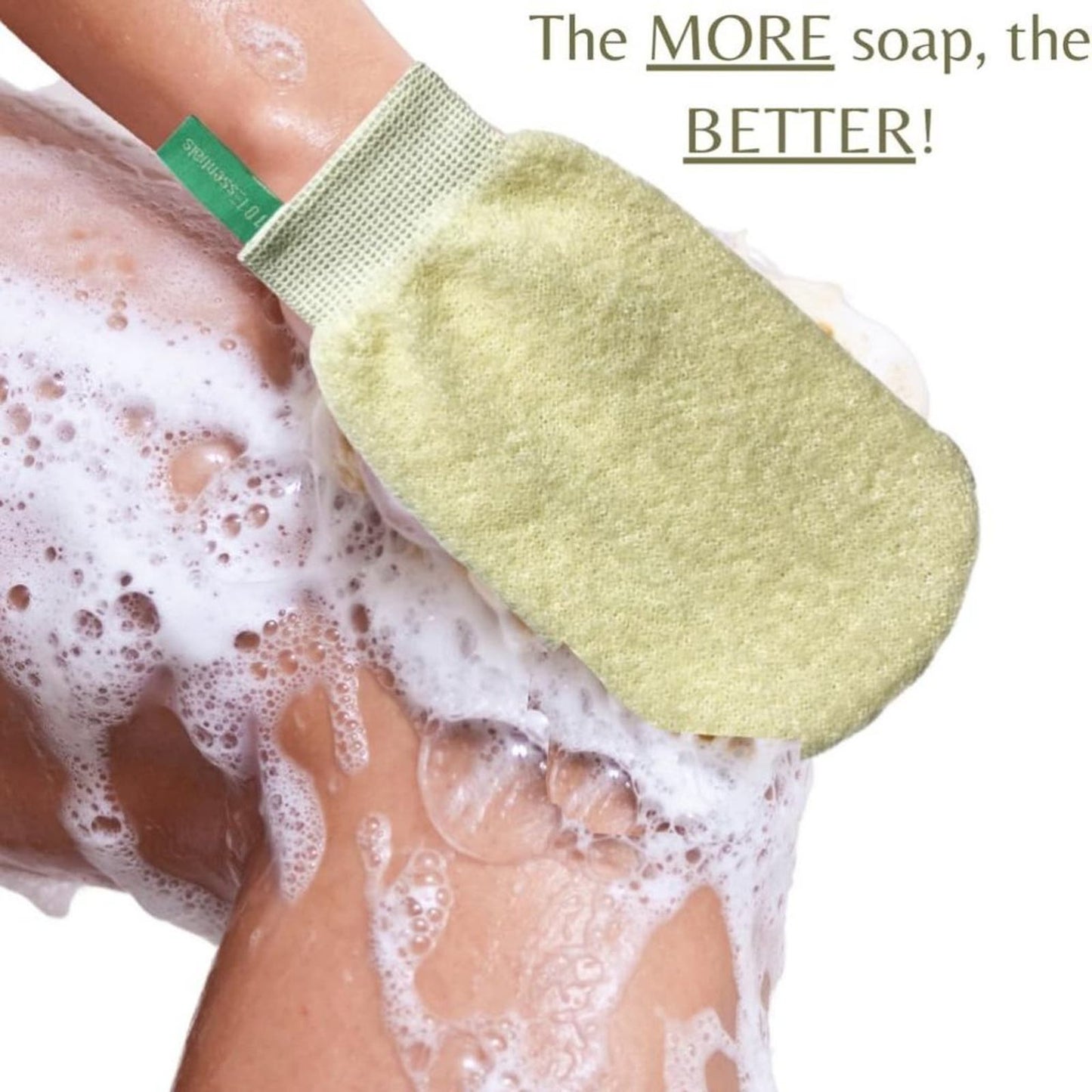 Rough Exfoliating Body Scrubber Glove for Shower - Rough Massage Bath Mitt