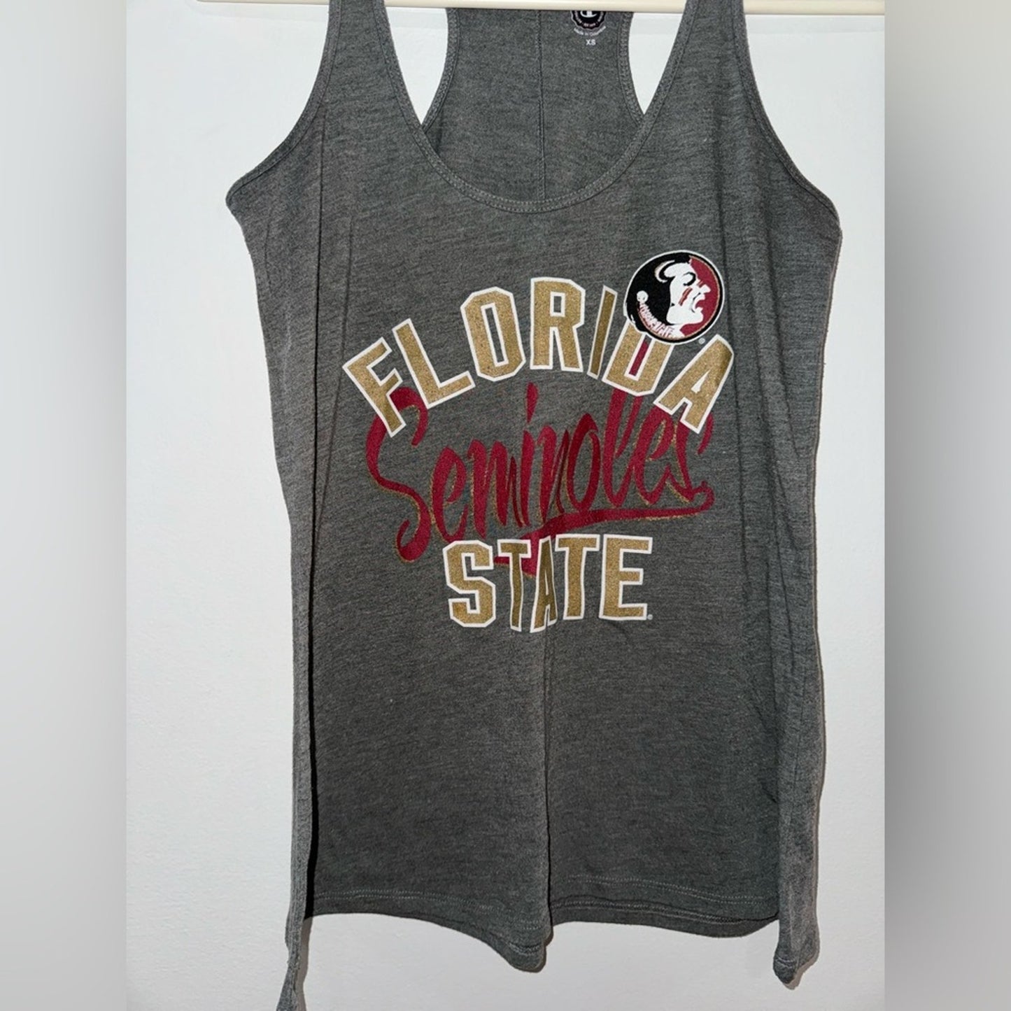 Pre-Owned XS Champion FSU Florida State University Grey Tank Top