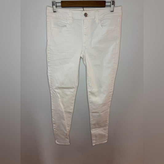 Pre-Owned Size 8 Regular American Eagle White Jegging