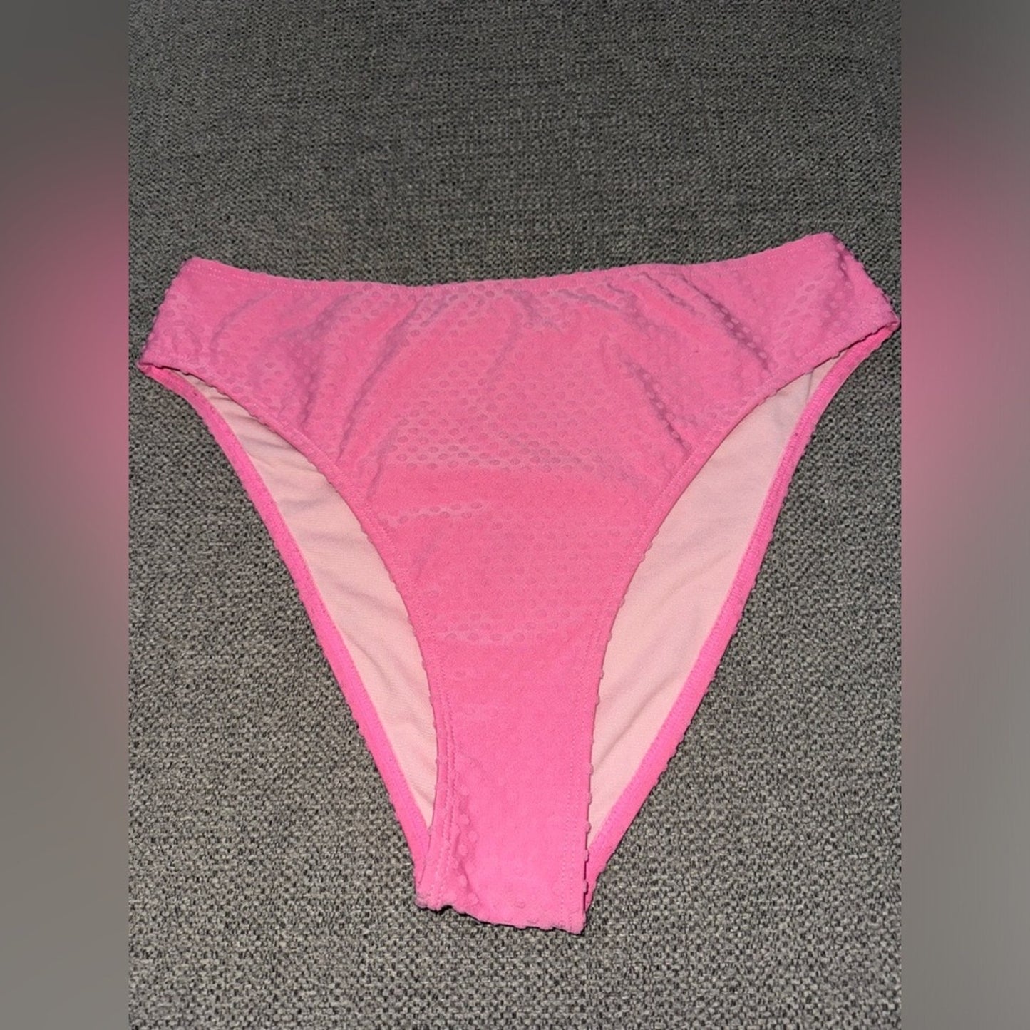 Pre-Owned LG Cupshe Pink Dot Bikini Bottom