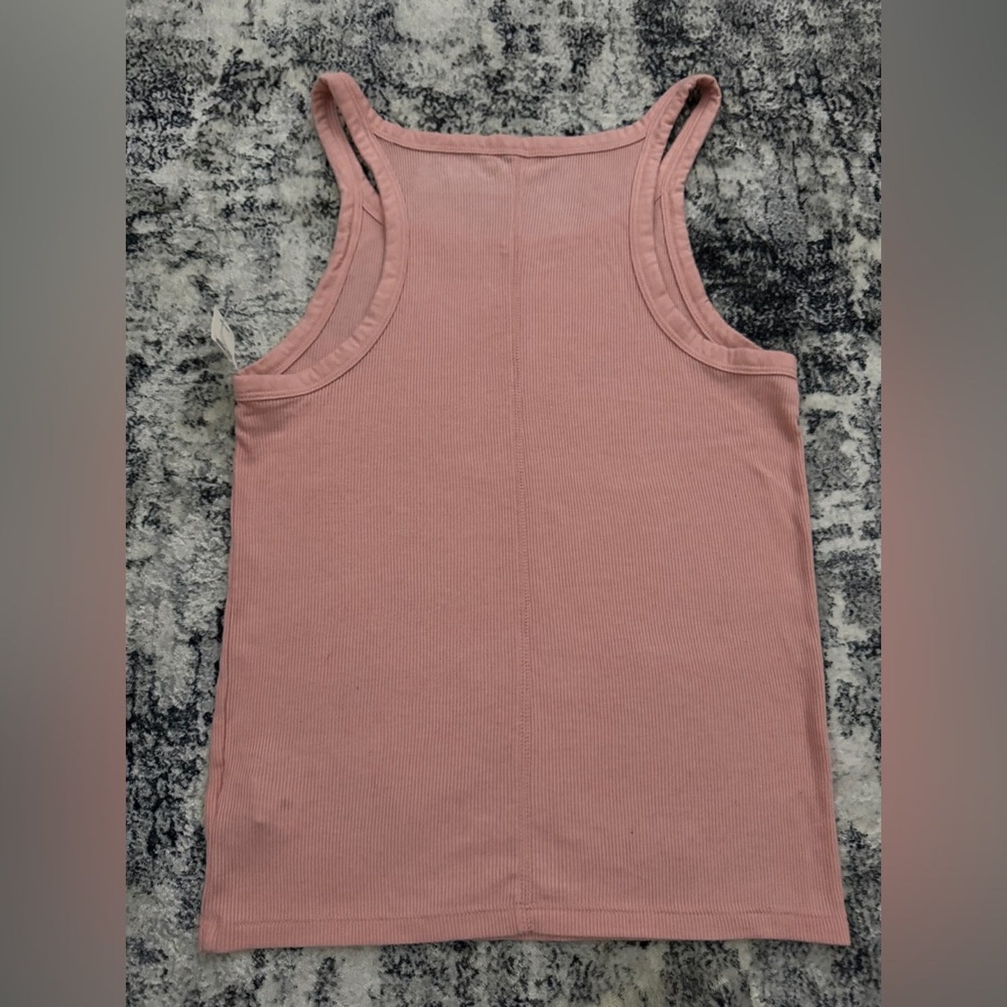 BNWT LG Aerie Peach Ribbed Tank Top