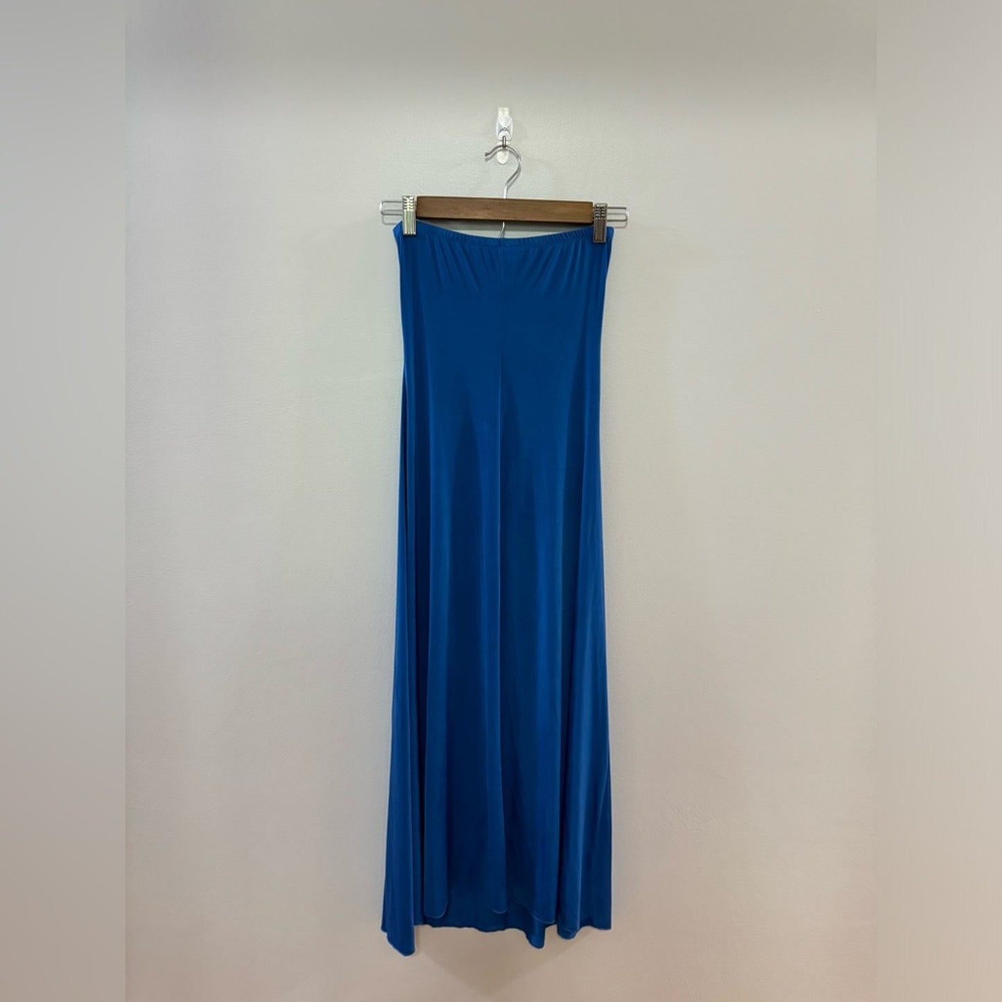 Pre-Owned MD Sincerely Jules Blue Strapless Tie Long Dress