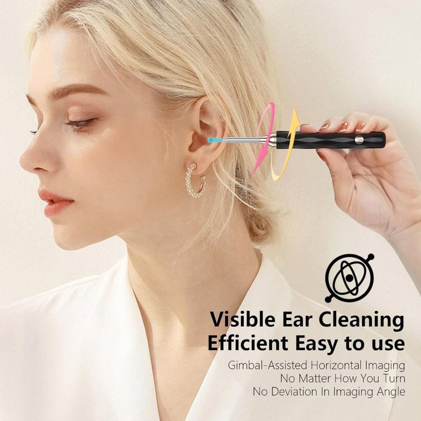 EarFairy Ear Wax Removal Tool with 1080P Ear Camera,Smart Ear Cleaner Earwax