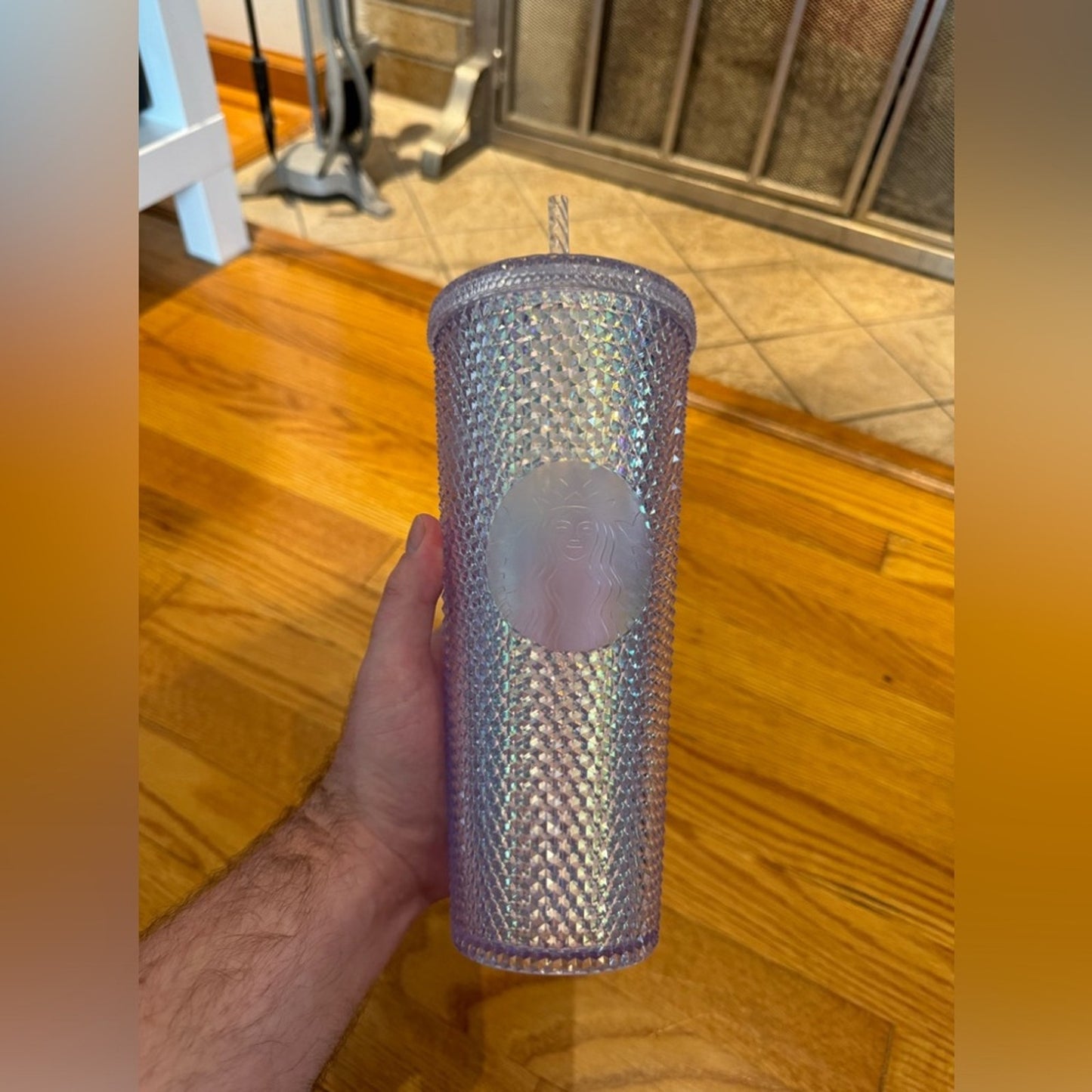 Pre-Owned Starbucks Summer 2023 Unicorn Iridescent Studded Tumbler