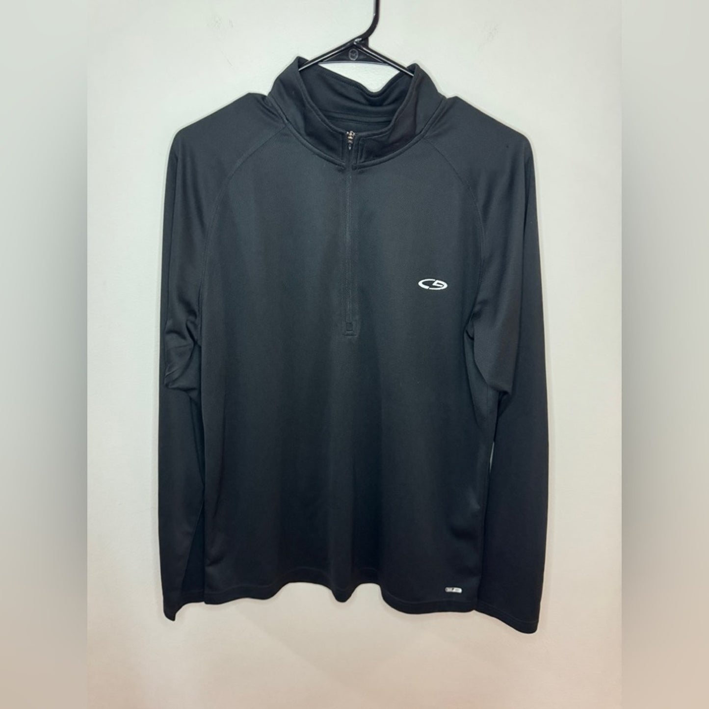 Pre-Owned MD Champion Black Quarter Zip Pullover Jacket