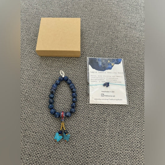 NWT Lapis Lazuli Beaded Bracelet and Heading Band