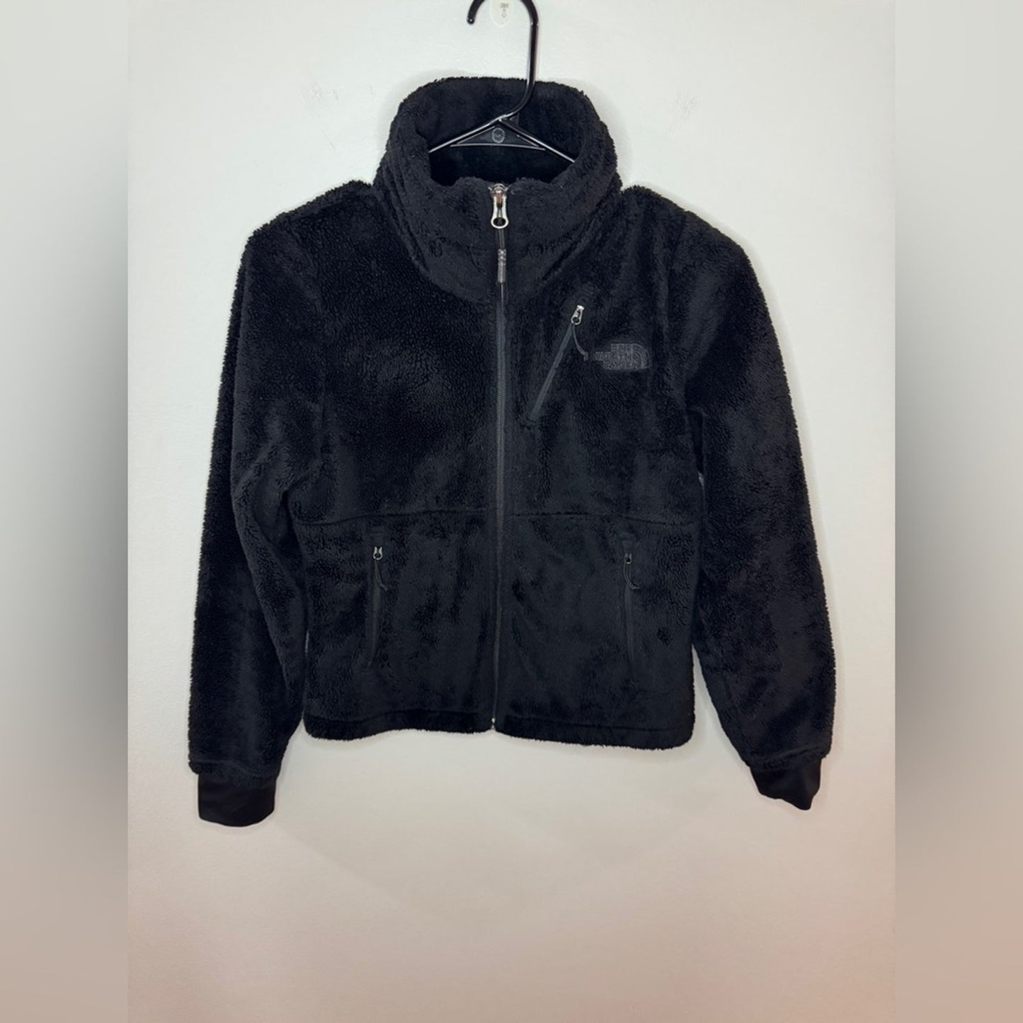 Pre-Owned XS The North Face Black Fleece High Neck Cropped Jacket