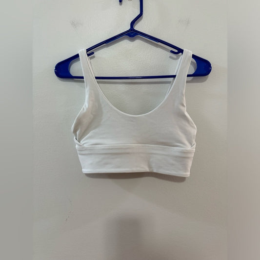 Pre-Owned Size 6 Lululemon White Sports Bra