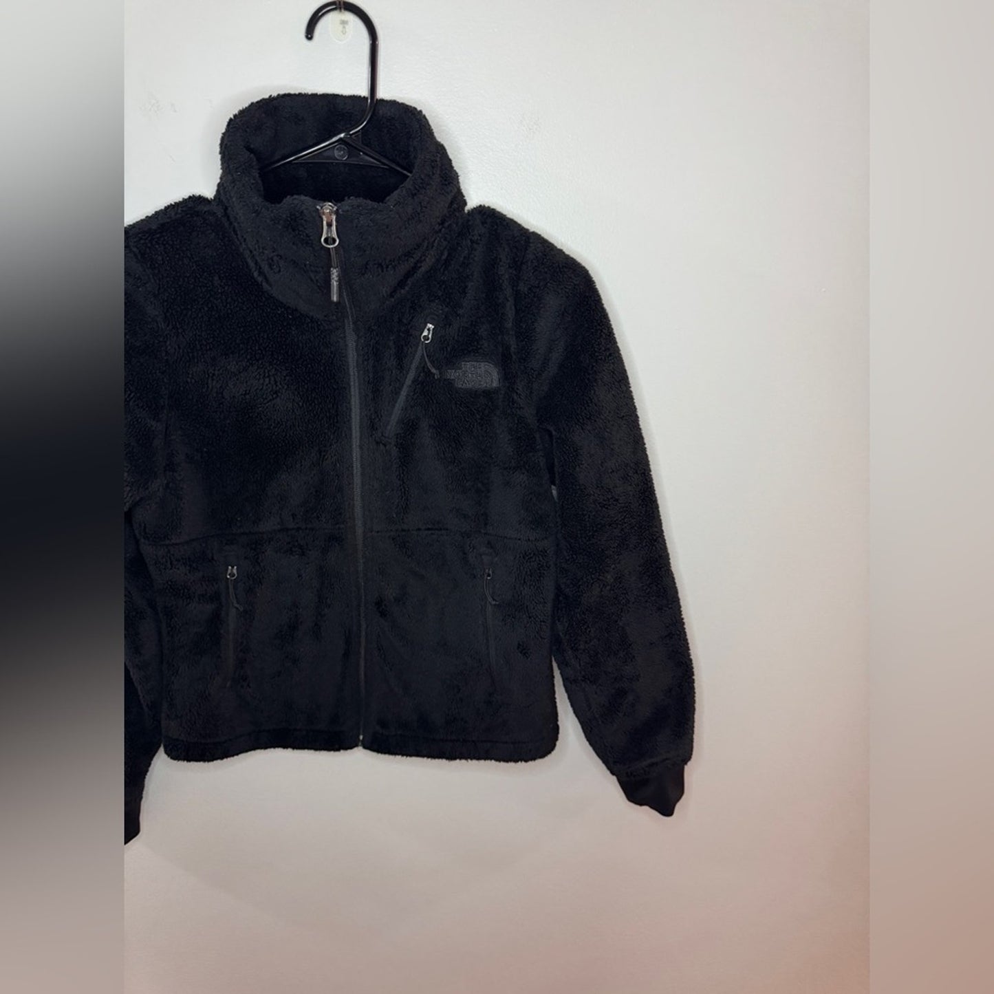 Pre-Owned XS The North Face Black Fleece High Neck Cropped Jacket