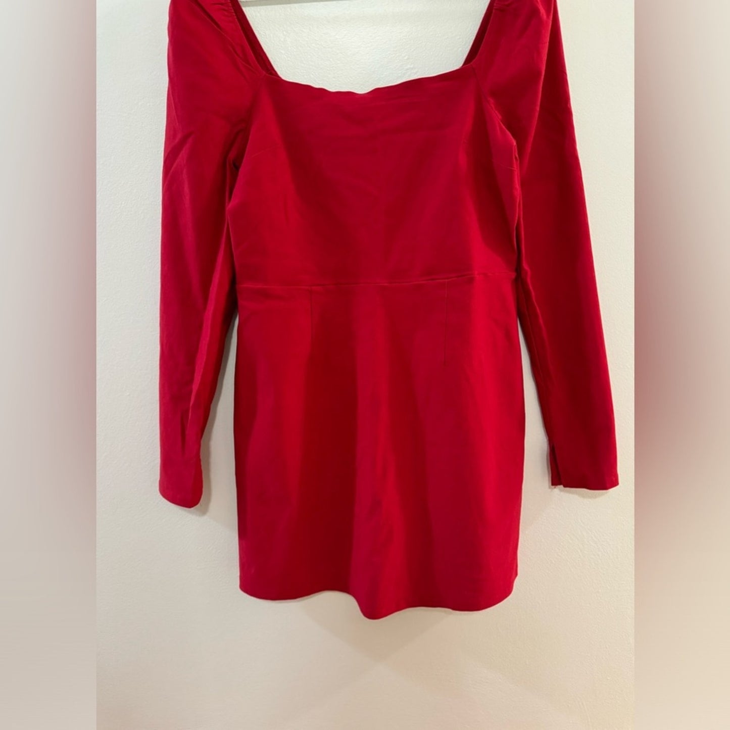 Pre-Owned XL Mi Ami Red Long Sleeve Dress