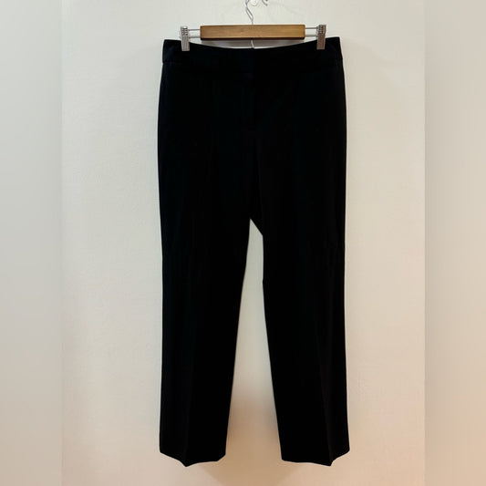 Pre-Owned Size 8 Regular Liz Claiborne Black Audra Classic Dress Pants