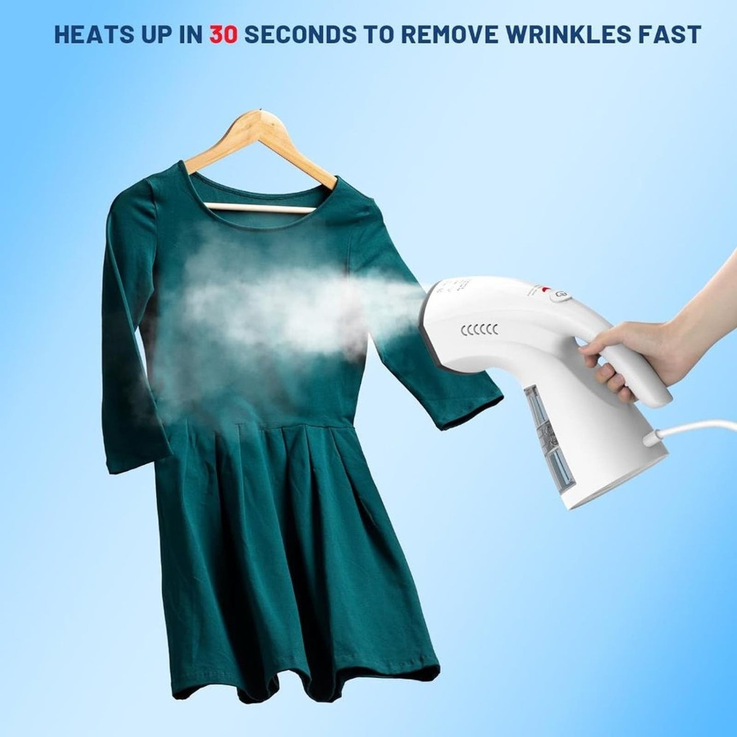 Clothes Steamer with Ironing Gloves, 2 in 1 Clothes Steamer and Iron