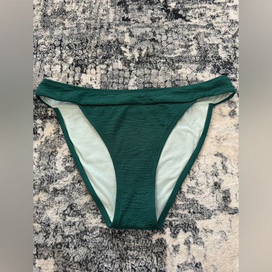 Pre-Owned LG Cupshe Green Textured Bikini Bottom